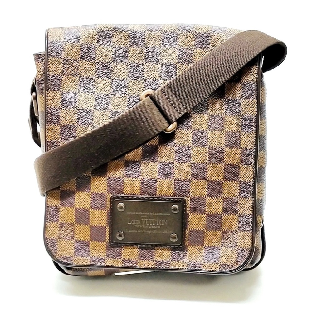 Louis Vuitton Brown Messenger Bag with Damier Pattern NWOT
